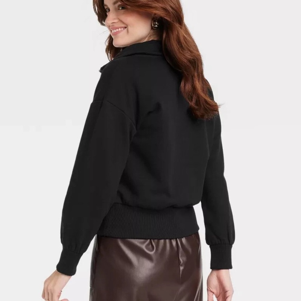 A New Day Quarter Zip Sweatshirt- L - Picture 4 of 7